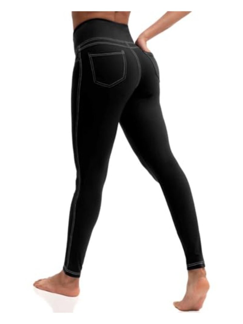 High Waisted Jeggings Leggings Tummy Control Yoga Pants Skinny